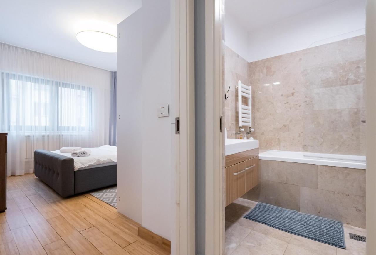 Happy Bubble I Timpuri Noi 1Br Apt 4 Ppl بوخارست المظهر الخارجي الصورة